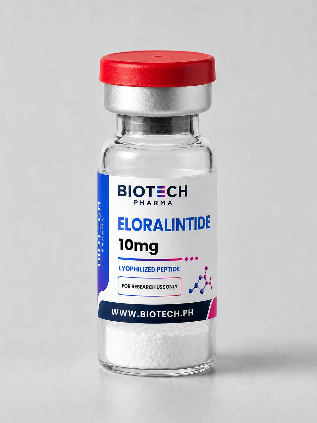 Bočica sa oznakom Eloralintide 10 mg, Biotech Pharma